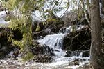 Oft fließt das Wasser kaskadenförmig zu Tal