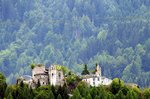 Burgruine Finkenstein von der Landstrasse nach Faak am See