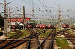 An der Westbahn verabschiedete uns die "Rote Parade".