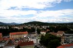 Blick auf Klagenfurt vom Turm von St. Egid