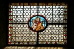 Hl. Christophorus als Fensterbild